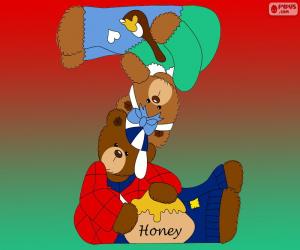 Puzzle de Letra Z de osos