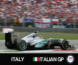 Puzzle de Lewis Hamilton - Mercedes - Monza, 2013