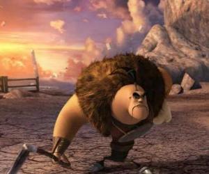 Puzzle de Lian-Chu es un tranquilo coloso que se dedica profesionalmente a cazar dragones