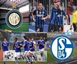 Puzzle de Liga de Campeones - UEFA Champions League Cuartos de final 2010-11, FC Internazionale Milano - FC Schalke 04