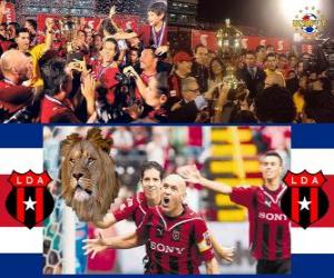 Puzzle de Liga Deportiva Alajuelense Campeón Torneo de Invierno 2010 (Costa Rica)