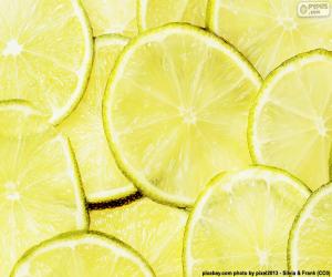 Puzzle de Lima (fruta) ácida