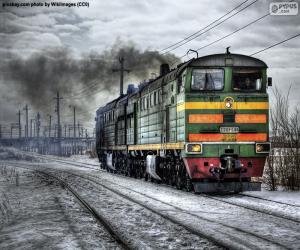 Puzzle de Locomotora diésel