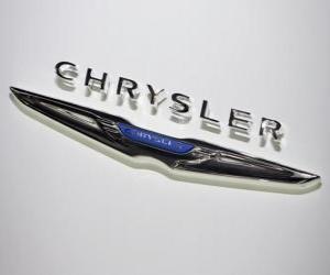 Puzzle de Logo de Chrysler. Marca de carros de los EUA