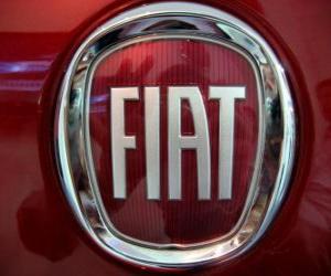 Puzzle de Logo de FIAT, marca italiana de automóviles