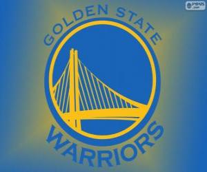Puzzle de Logo de Golden State Warriors, equipo de NBA. División Pacífico, Conferencia Oeste