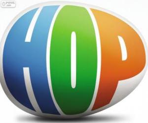 Puzzle de Logo de Hop, la película o Hop: Rebelde sin Pascua