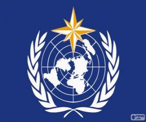 Puzzle de Logo de la OMM, Organización Meteorológica Mundial