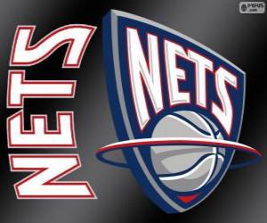 Puzzle de Logo de New Jersey Nets, equipo de NBA. División Atlántico, Conferencia Este