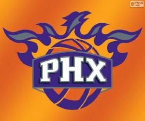 Puzzle de Logo de Phoenix Suns, equipo de la NBA. División Pacífico, Conferencia Oeste