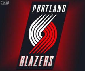 Puzzle de Logo de Portland Trail Blazers, equipo de la NBA. División Noroeste, Conferencia Oeste
