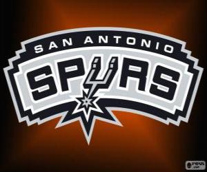 Puzzle de Logo de San Antonio Spurs, equipo de la NBA. División Suroeste, Conferencia Oeste