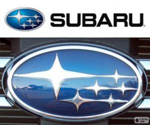 Puzzle de Logo de Subaru, marca japonesa de coches