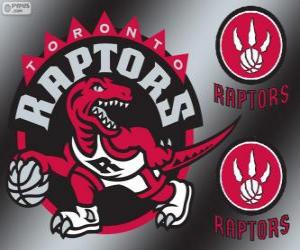 Puzzle de Logo de Toronto Raptors, equipo de la NBA. División Atlántico, Conferencia Este