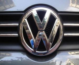 Puzzle de Logo de Volkswagen, marca de coches alemana