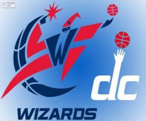 Puzzle de Logo de Washington Wizards, equipo NBA. División Sureste, Conferencia Este