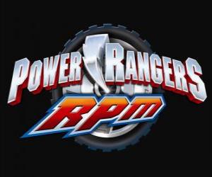Puzzle de Logo Power Rangers RPM