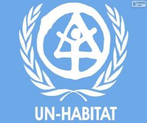 Puzzle de Logo UN-HABITAT, Programa de Naciones Unidas para los Asentamientos Humanos