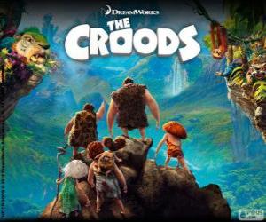 Puzzle de Los Croods, película de DreamWorks