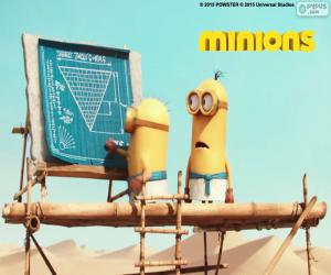 Puzzle de Los minions en Egipto