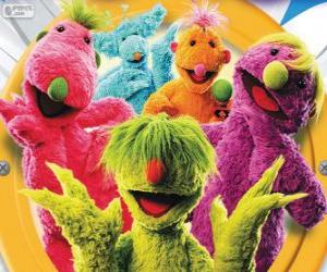 Puzzle de Los personajes de los Hoobs