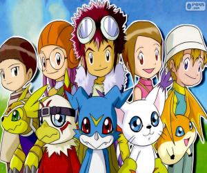 Puzzle de Los protagonistas de Digimon