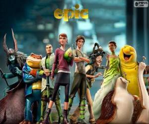 Puzzle de Los protagonistas de la película Epic. El Mundo Secreto