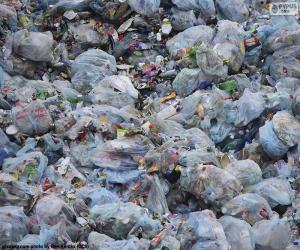 Puzzle de Los residuos domésticos