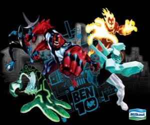 Puzzle de Los villanos de Ben 10