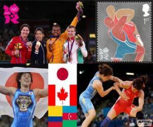 Puzzle de Lucha libre 55 kg fem LDN12