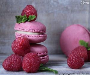 Puzzle de Macarons de frambuesas