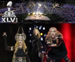 Puzzle de Madonna en la Super Bowl 2012