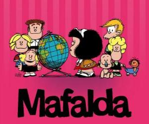 Puzzle de Mafalda y sus amigos