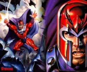 Puzzle de Magneto, el principal antagonista de los X Men, el supervillano con sus mutantes quiere dominar el mundo