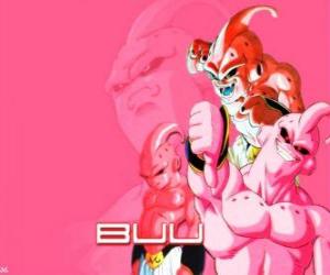 Puzzle de Majin Boo, un monstruo malvado con la habilidad de absorber personas con el objetivo de aniquilar toda vida en el universo