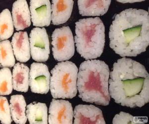 Puzzle de Makis, variante del sushi