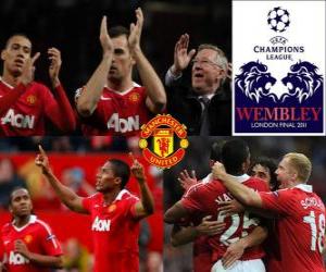 Puzzle de Manchester United clasificado para la final de la Liga de Campeones - UEFA Champions League 2010-11