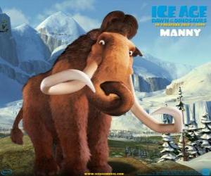 Puzzle de Manfred, Manny, el mamut
