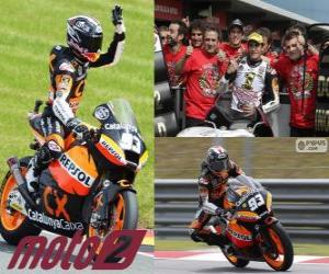 Puzzle de Marc Márquez, Campeón del Mundo 2012 de Moto2