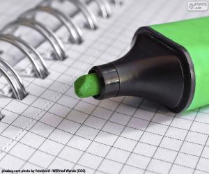Puzzle de Marcador verde