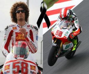 Puzzle de Marco Simoncelli, hasta siempre 58 (2011)