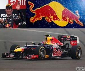 Puzzle de Mark Webber - Red Bull - Gran Premio de la India 2012, 3er Clasificado