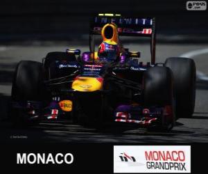 Puzzle de Mark Webber - Red Bull - Gran Premio de Mónaco 2013, 3er Clasificado