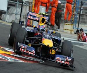 Puzzle de Mark Webber - Red Bull - Monte-Carlo 2010