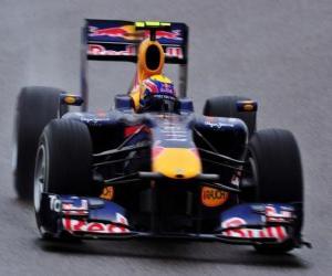 Puzzle de Mark Webber - Red Bull - Shanghai 2010