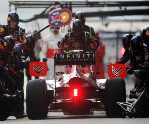 Puzzle de Mark Webber - Red Bull - Shanghai, 2011