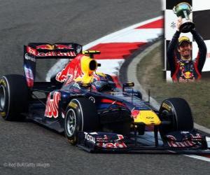 Puzzle de Mark Webber - Red Bull - Shanghai, Gran Premio de la China (2011) (3er Clasificado)