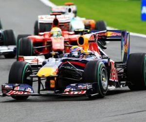 Puzzle de Mark Webber - Red Bull - Spa-Francorchamps 2010