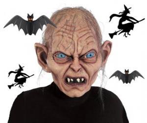 Puzzle de Mascara para Halloween