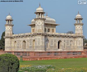 Puzzle de Mausoleo de Itimad-Ud-Daulah, India
